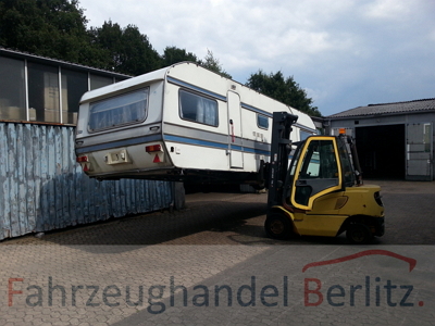 Wohnwagen entsorgen Fahrzeughandel Berlitz